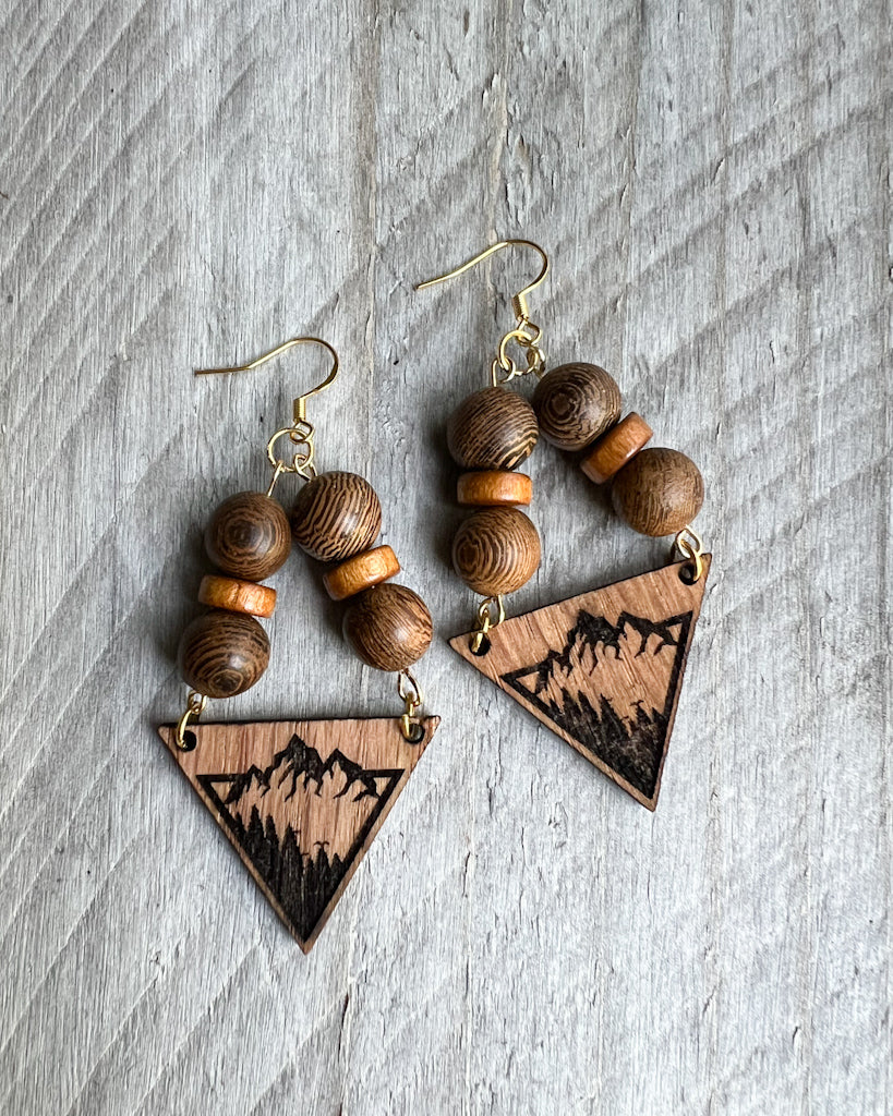 Earrings - Dangle Triangle