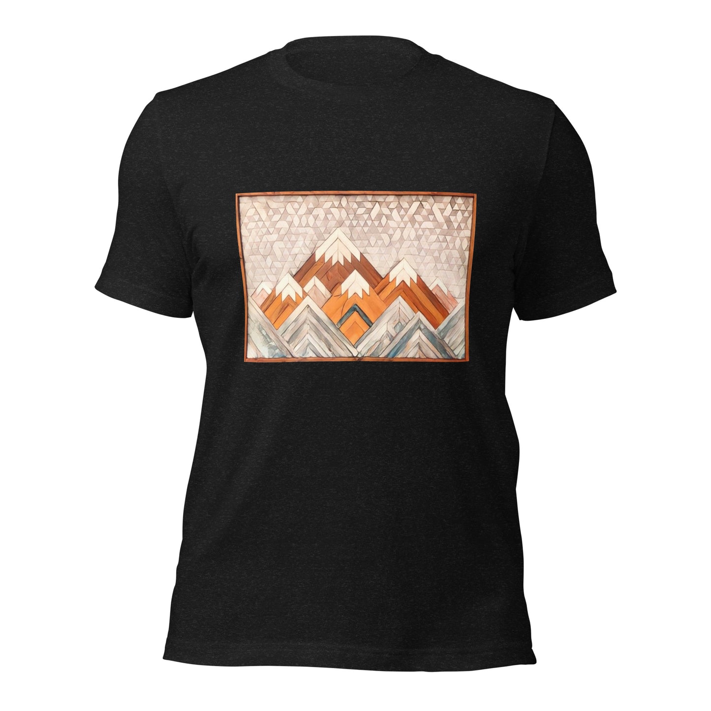 Snow Mountain Mosaic Unisex t-shirt